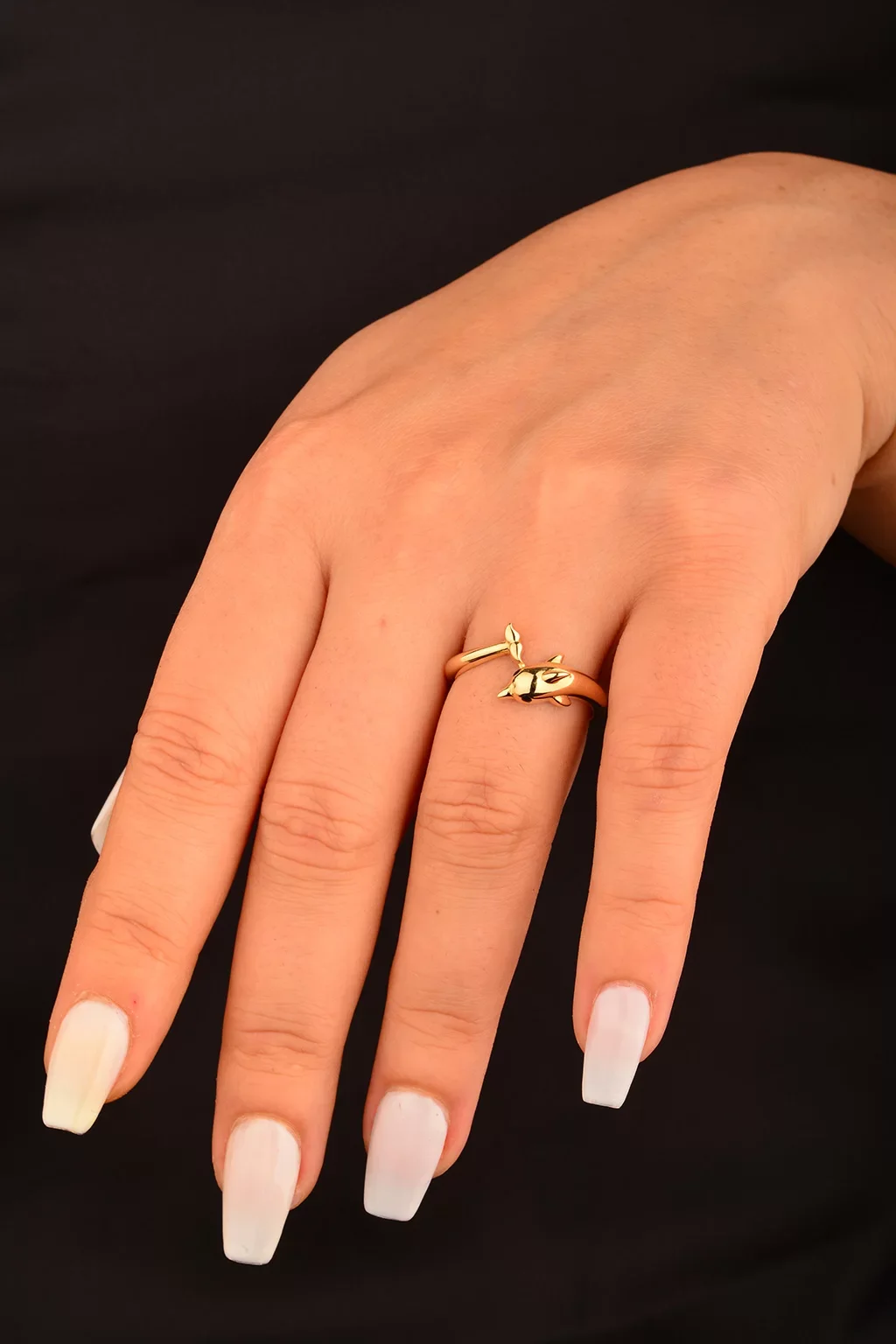 Cebeci 14 Ayar Yunus Altın Yüzük