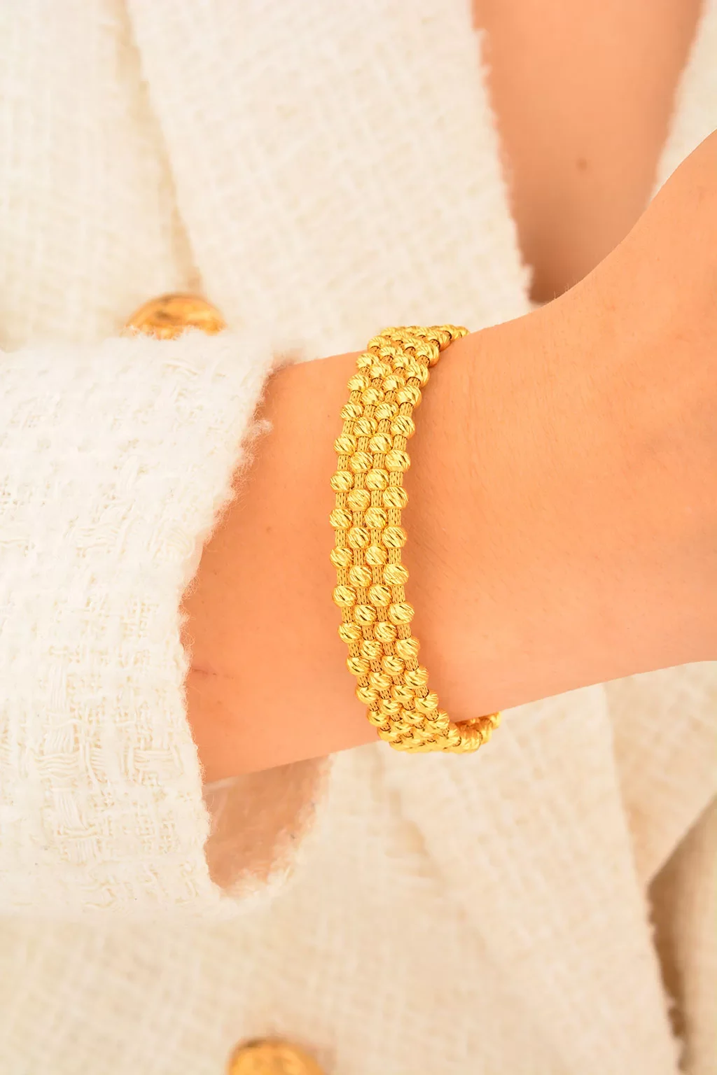 Cebeci 22 Ayar Dorika Kelepçe Altın Bilezik