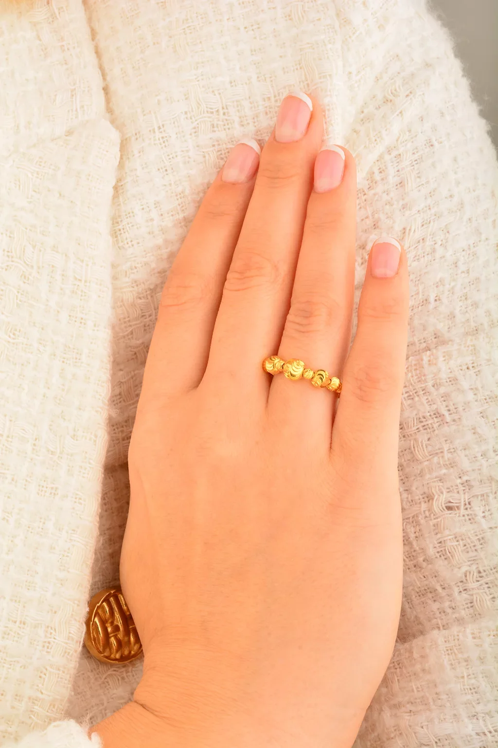 Cebeci 22 Ayar Dorikalı Altın Yüzük