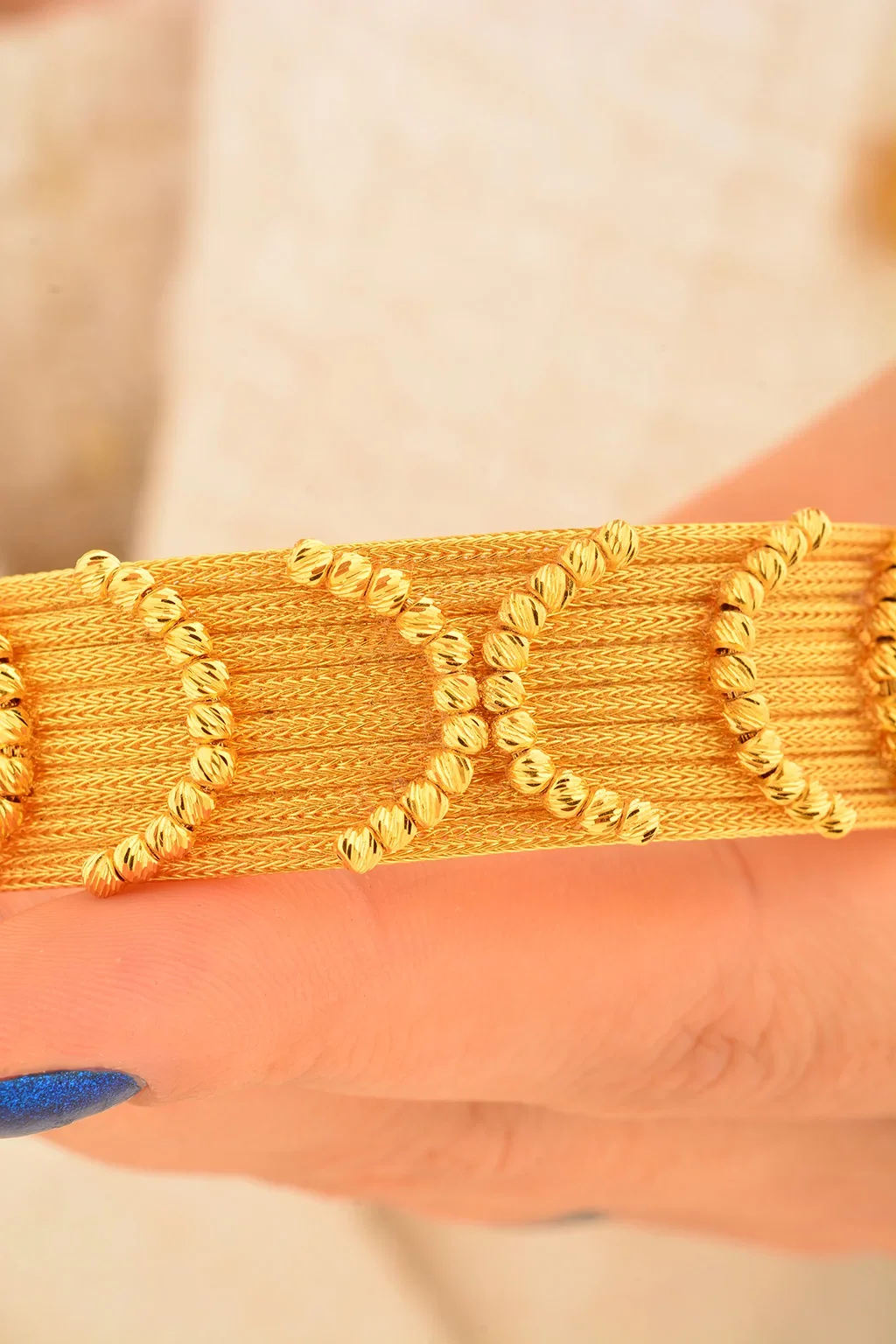 Cebeci 22 Ayar Dorikalı Hasır Altın Bileklik