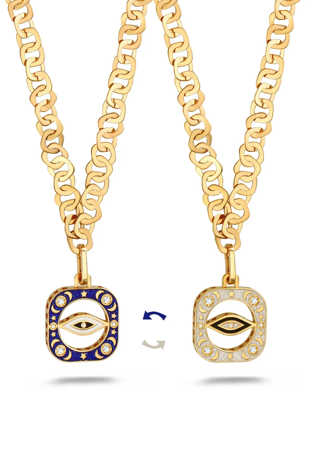 Cebeci 14 Ayar Gündüz Gece Altın Zincir Kolye