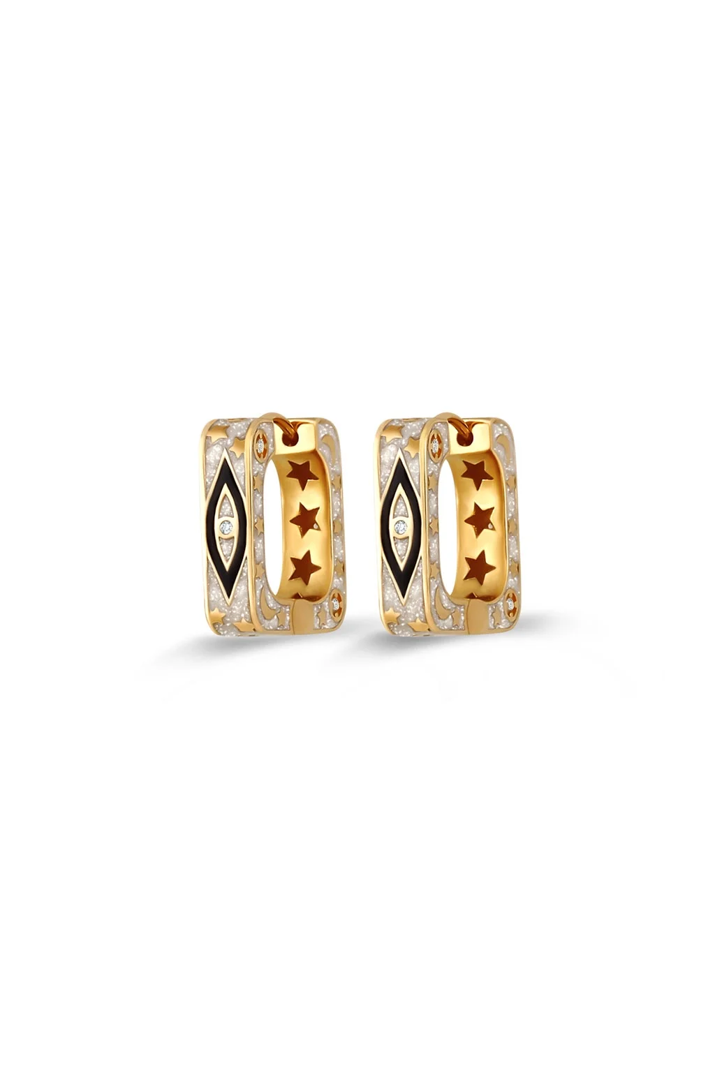 Cebeci 14 Ayar Gündüz Gece Altın Küpe