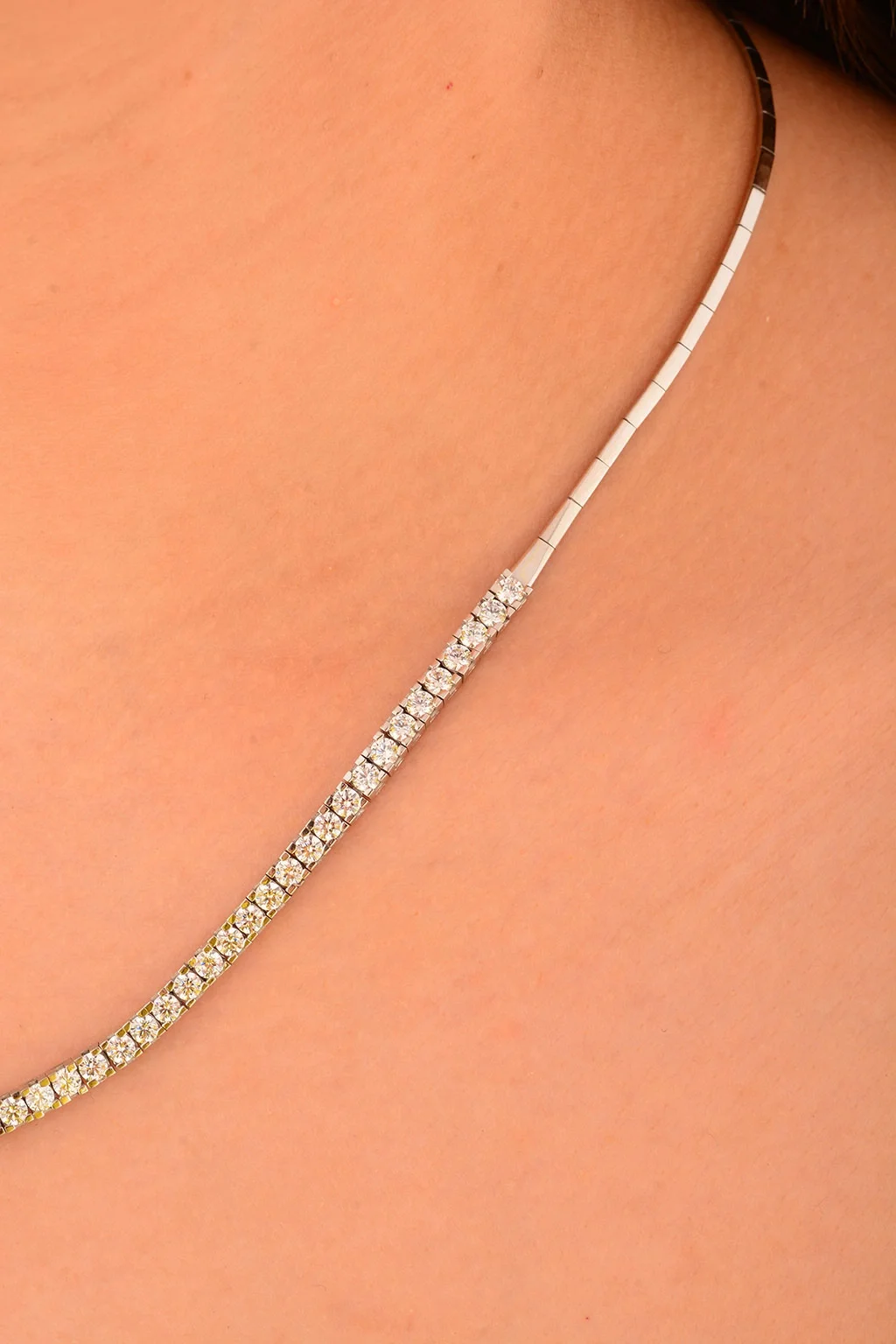 Cebeci 14 Ayar Taşlı Altın Suyolu Kolye