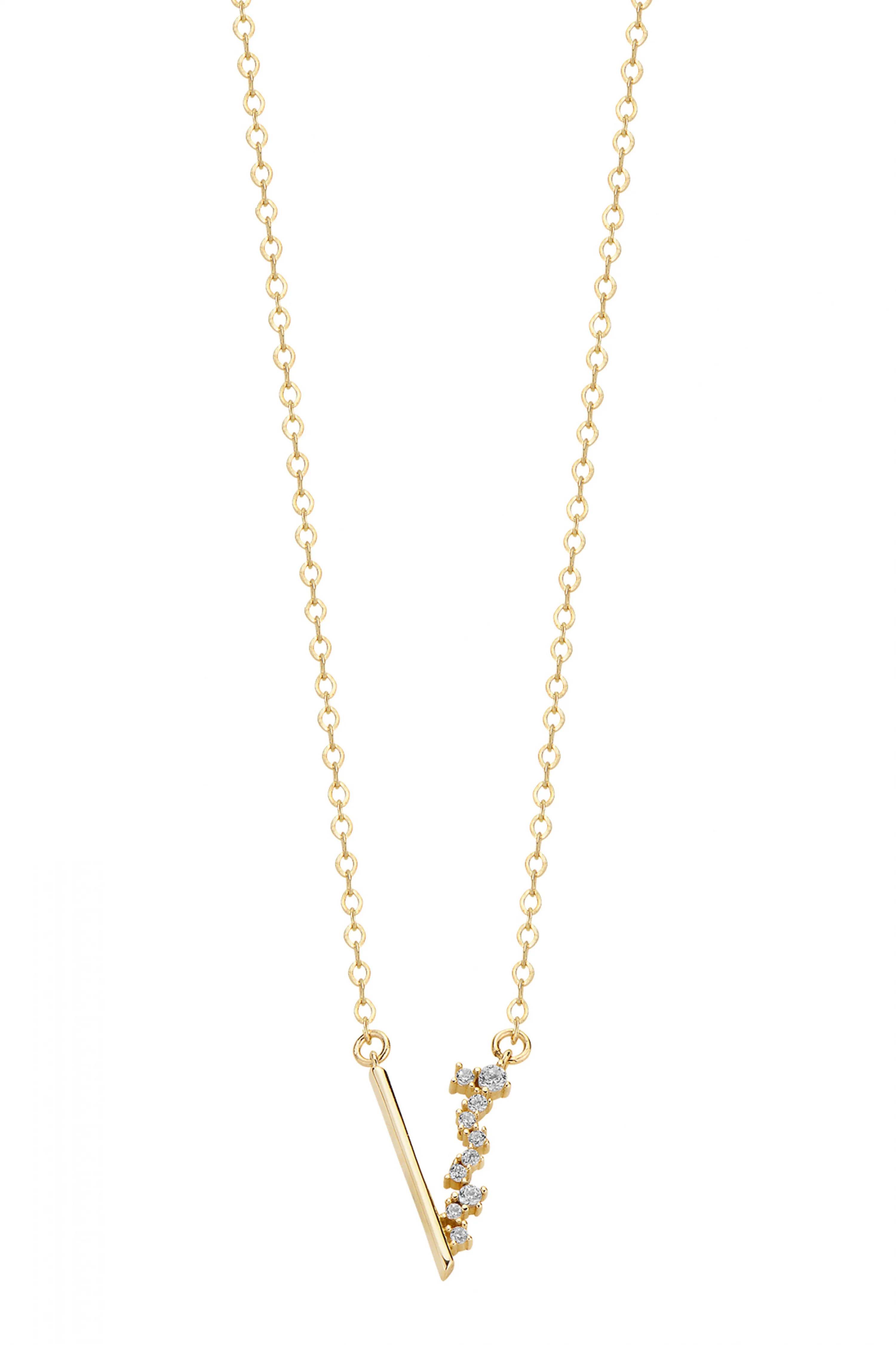 Cebeci 14 Ayar Taşlı Altın Kolye