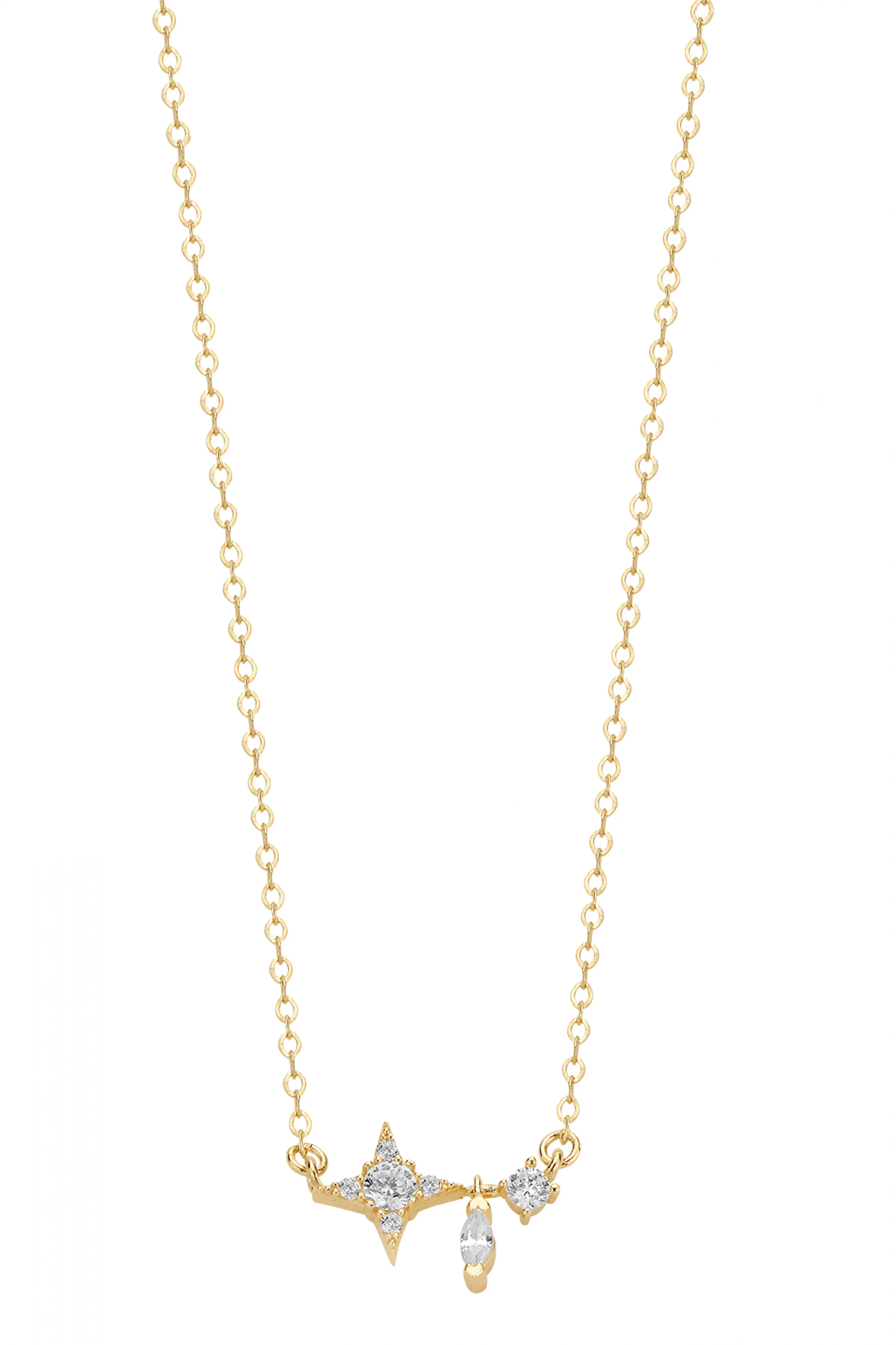 Cebeci 14 Ayar Taşlı Sallanan Altın Kolye