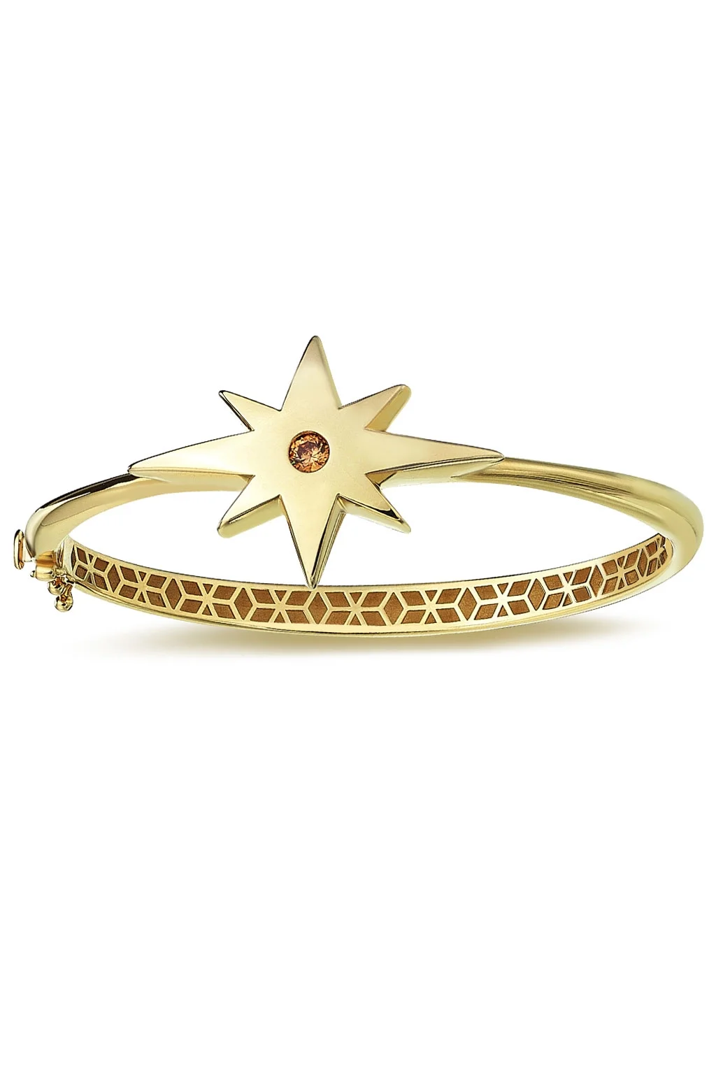 Cebeci 14 Ayar Yıldız Altın Kelepçe Bilezik