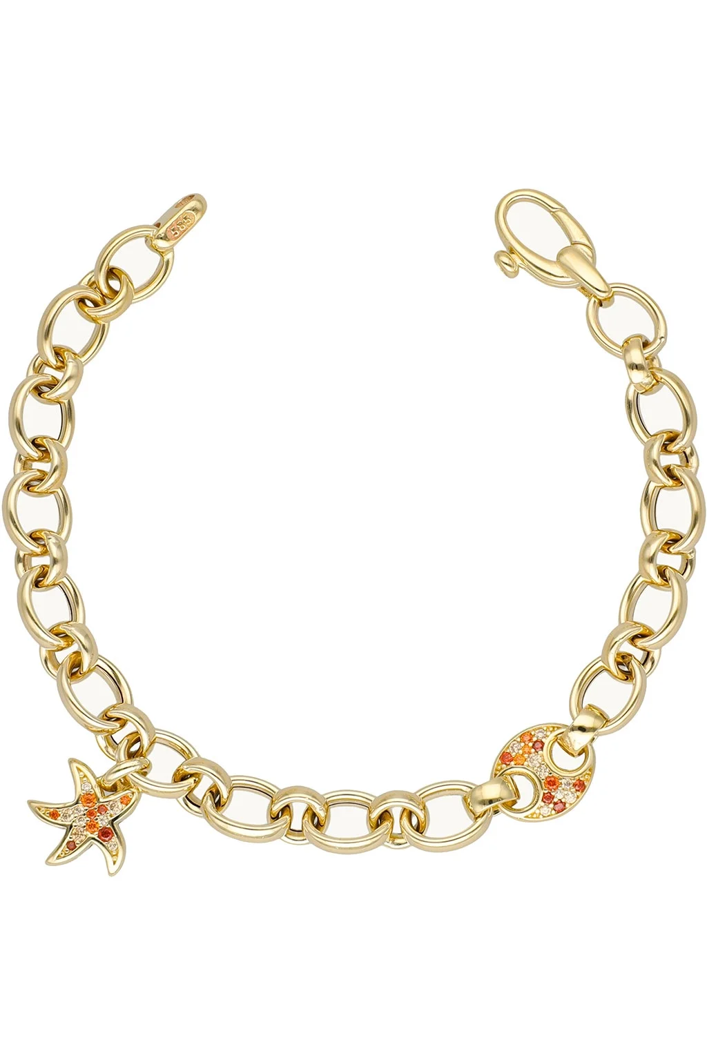 Cebeci 14 Ayar Denizyıldızı Altın Bileklik