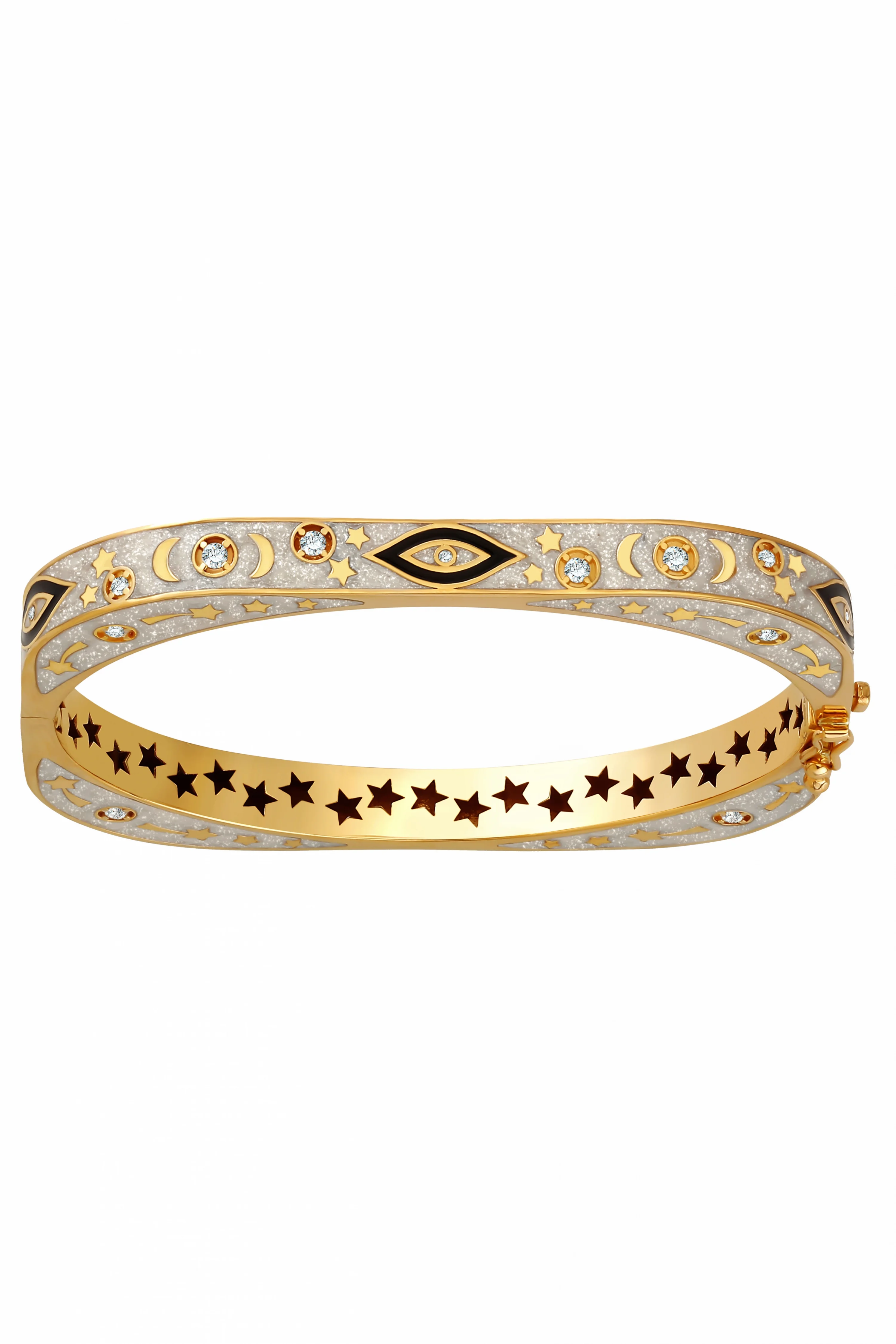 Cebeci 14 Ayar Gece Gündüz Altın Kelepçe Bilezik