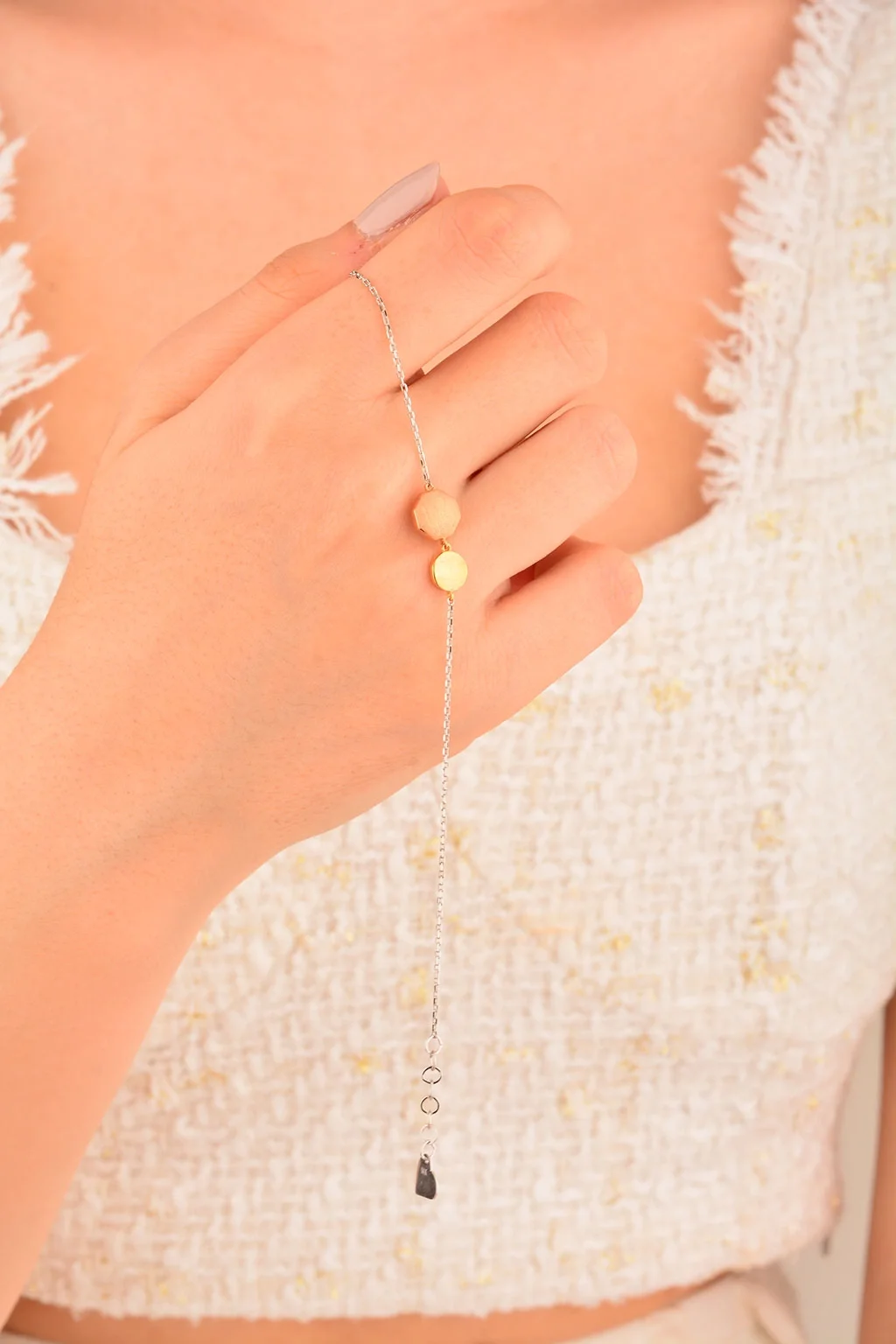 Cebeci 14 Ayar Altın Mini Altın Bileklik