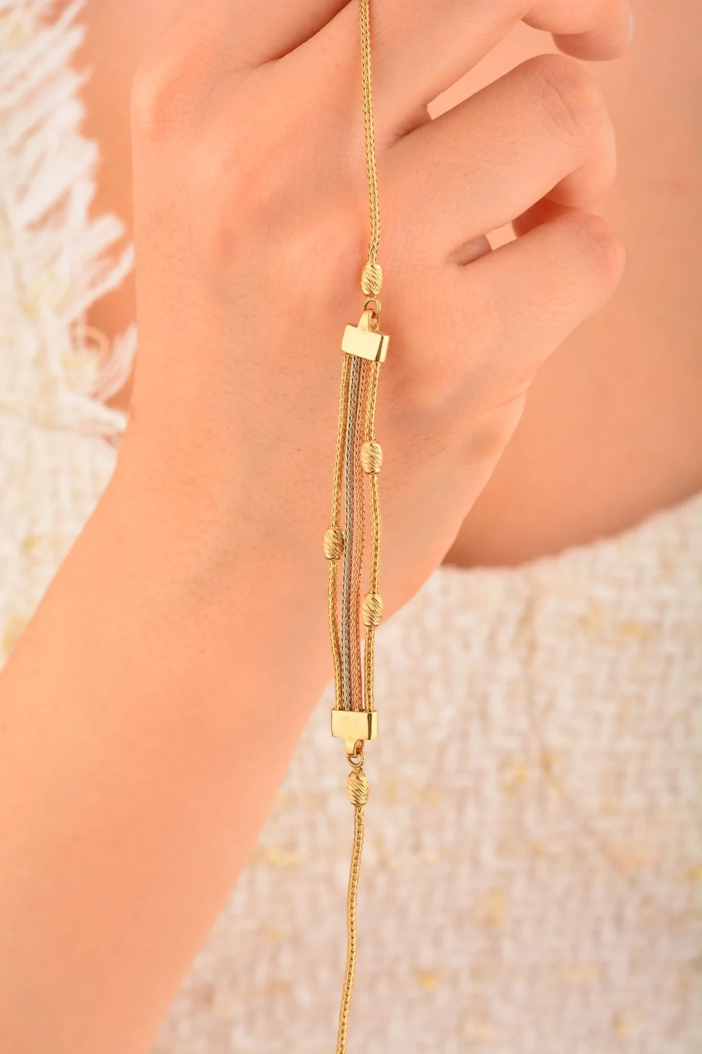 Cebeci 14 Ayar İtalyan Altın Bileklik