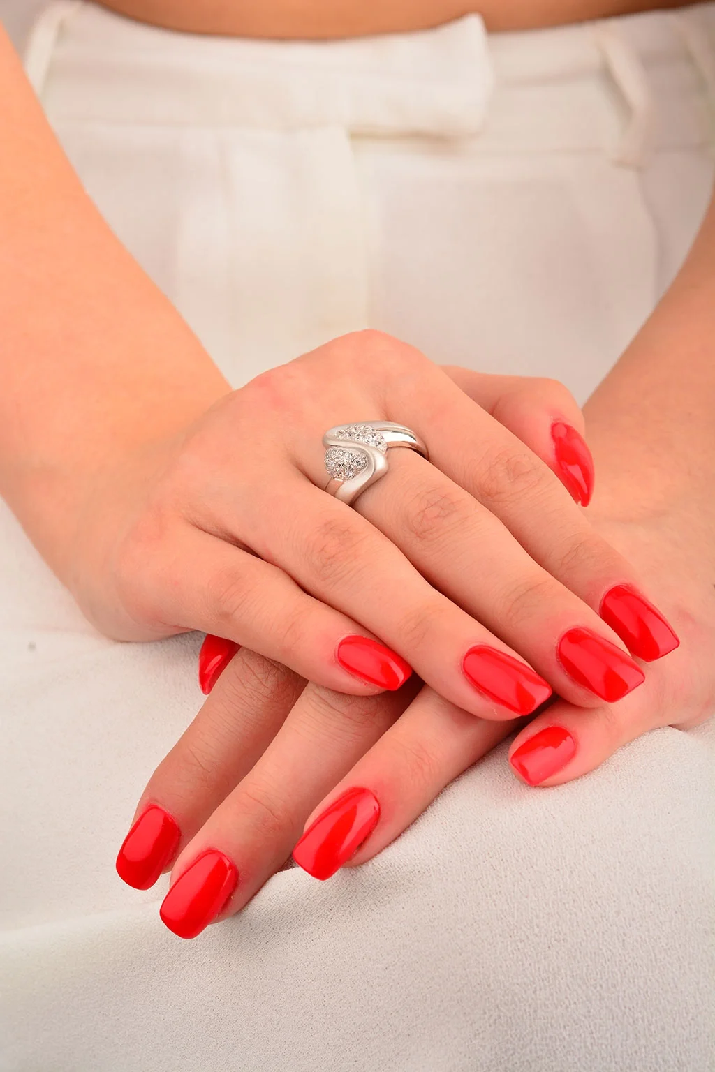 Cebeci 14 Ayar Taşlı Toplu Altın Yüzük