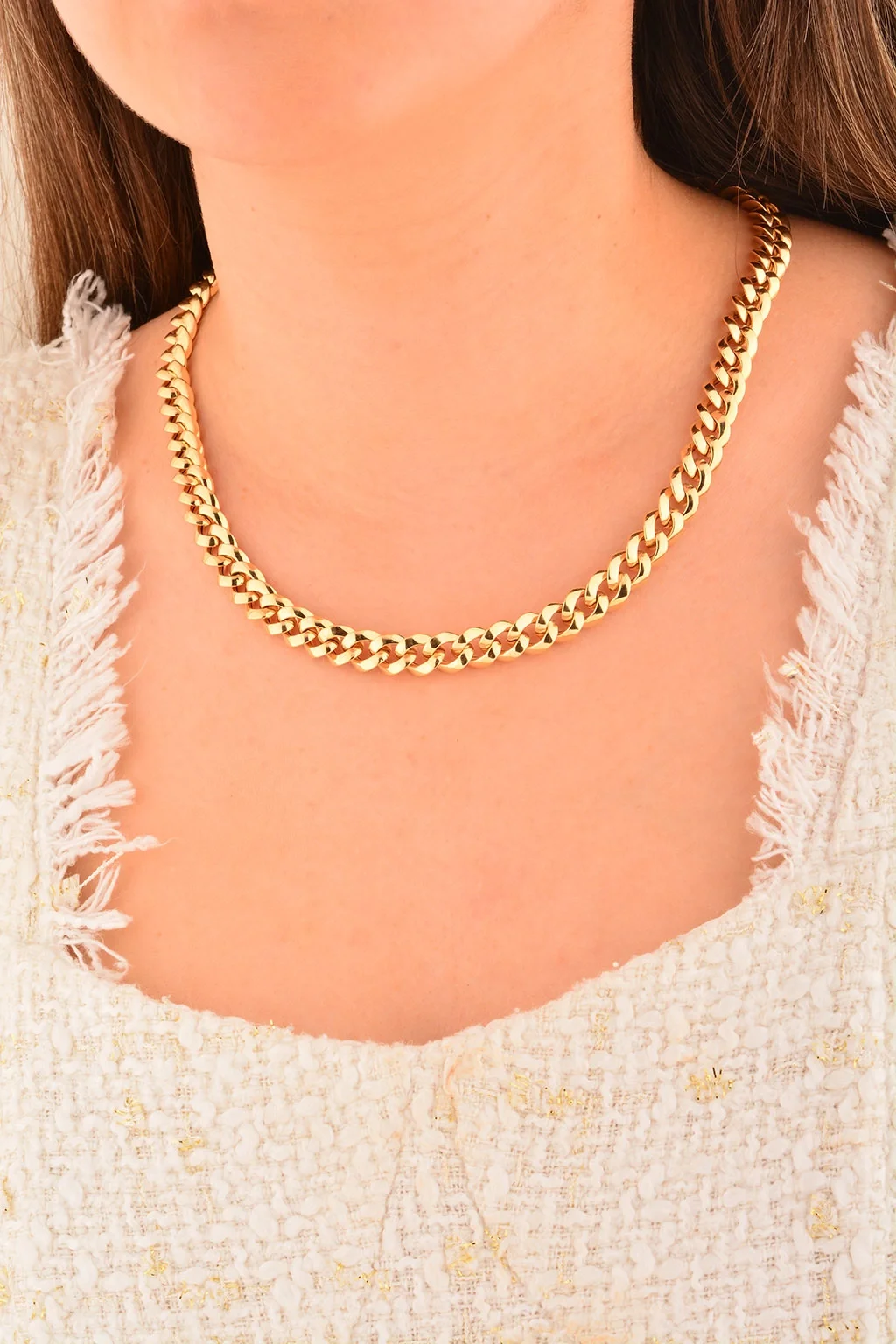 Cebeci 14 Ayar Zincir Model Altın Kolye