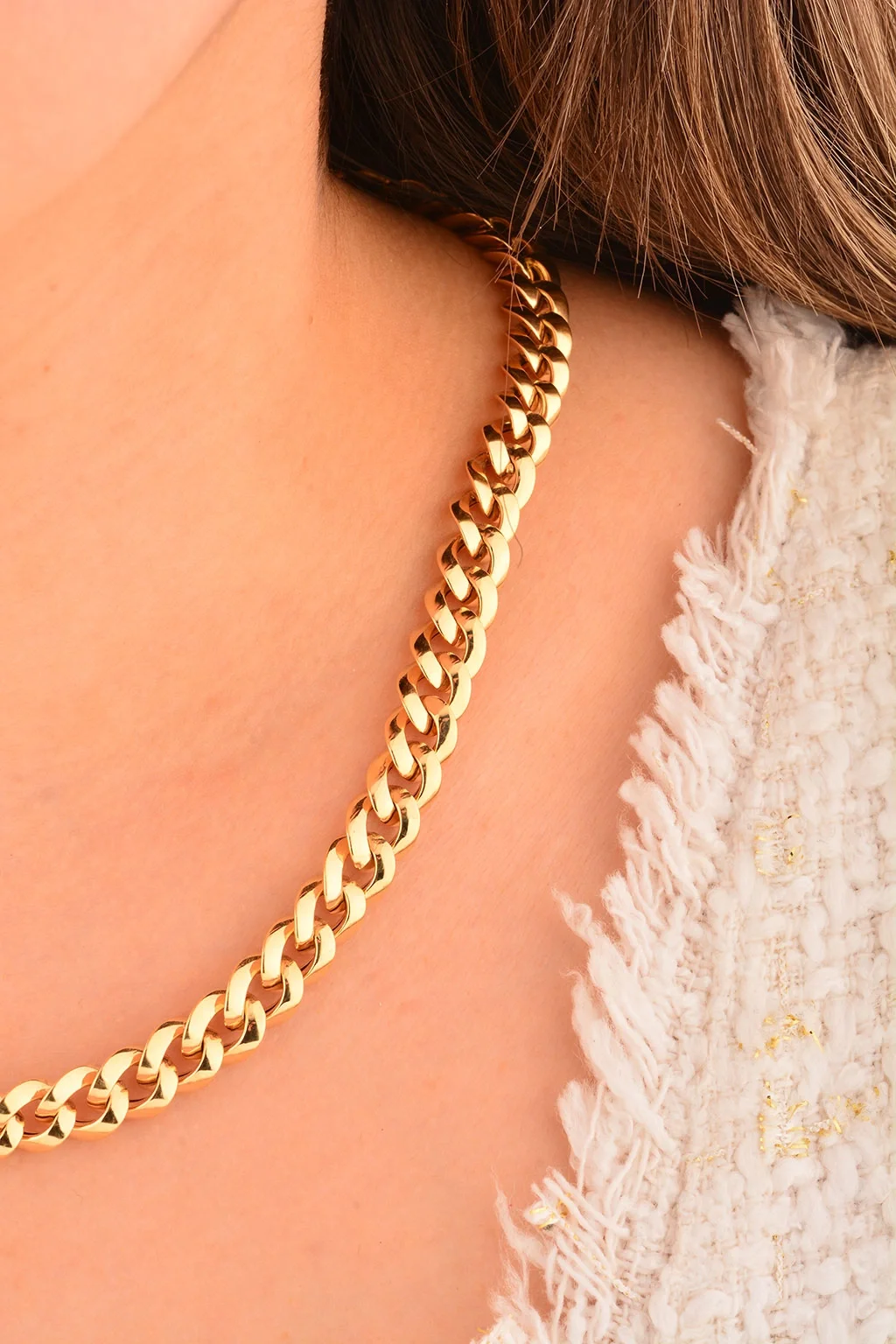 Cebeci 14 Ayar Zincir Model Altın Kolye