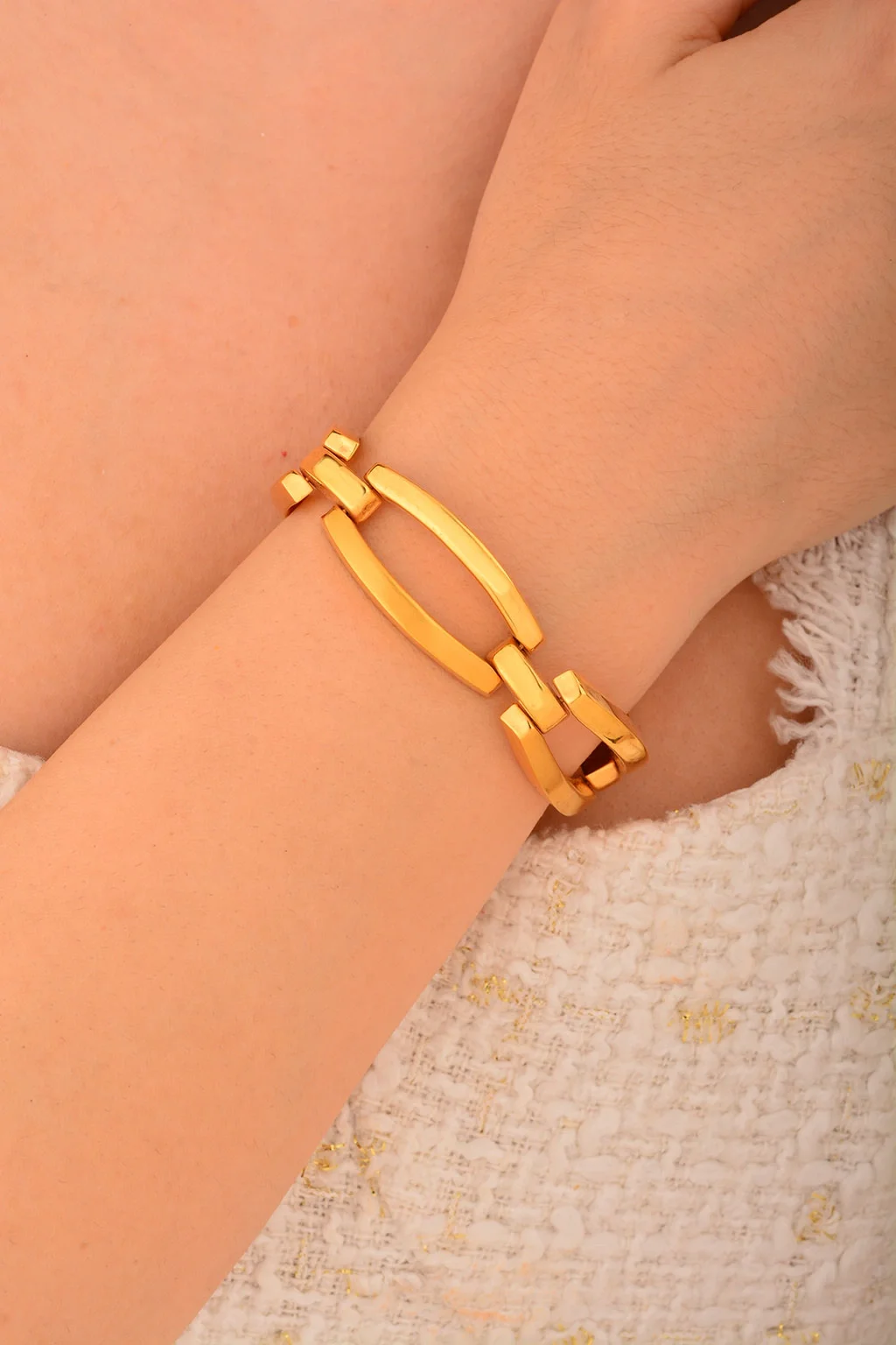 Cebeci 22 Ayar Kaburga Altın Bileklik