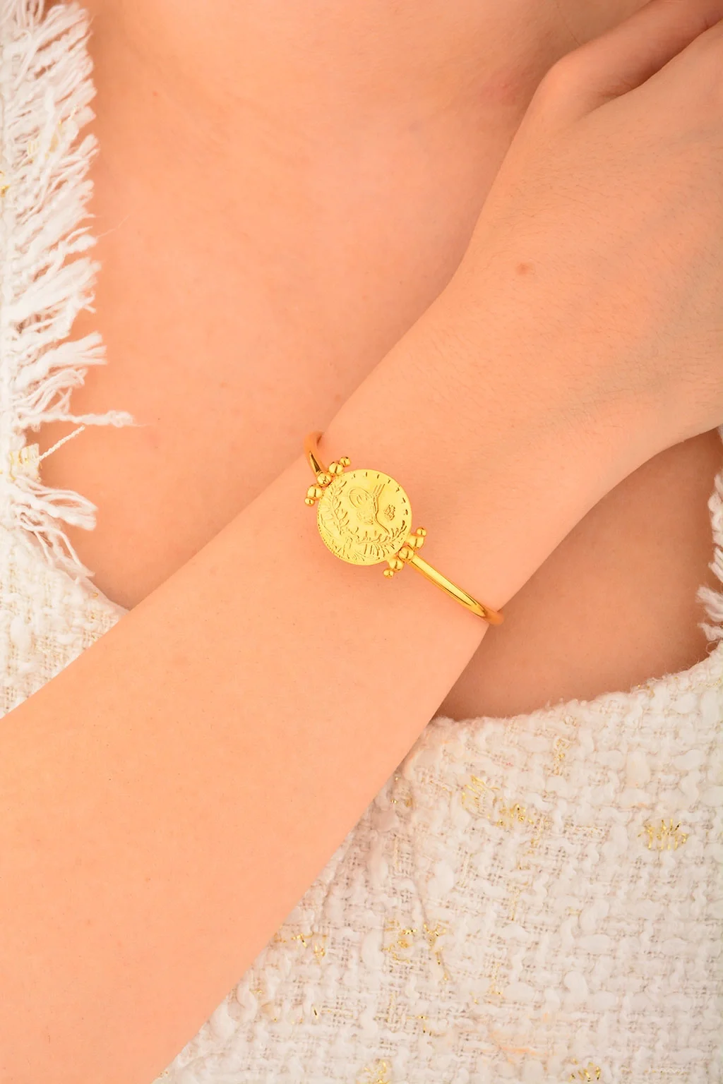 Cebeci 22 Ayar Reşat  Altın İnce Bileklik