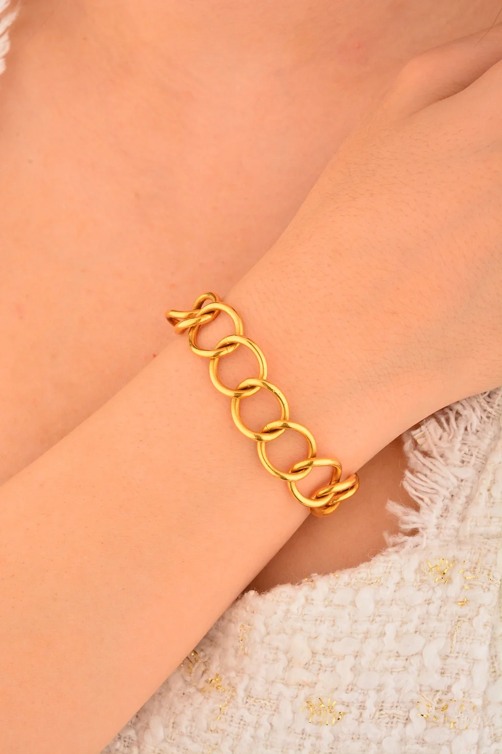 Cebeci 22 Ayar Uzay Yolu Altın Bileklik