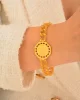 Cebeci 22 Ayar Tuğralı Altın Bileklik