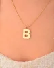 Cebeci 14 Ayar B Harf Altın Kolye Ucu