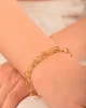 Cebeci 22 Ayar Halkalı İşlemeli Altın Bileklik