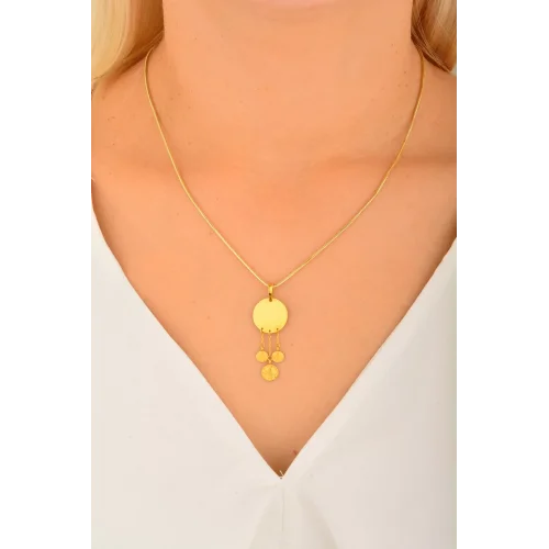 Cebeci 14 Ayar Tuğralı Sallantılı Kolye Ucu