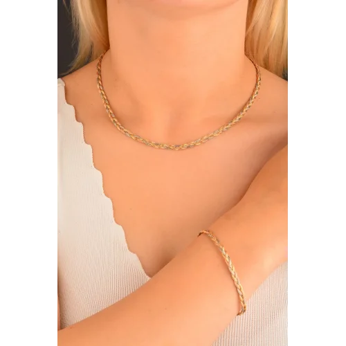 Cebeci 14 Ayar Hasır İp Örgü Set Takımı