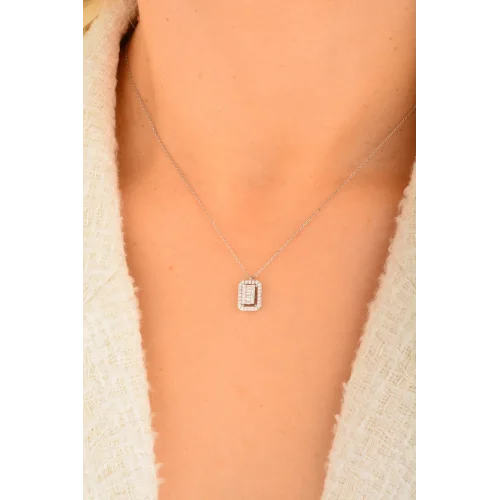 Cebeci 14 Ayar Baget Set Altın Kolye