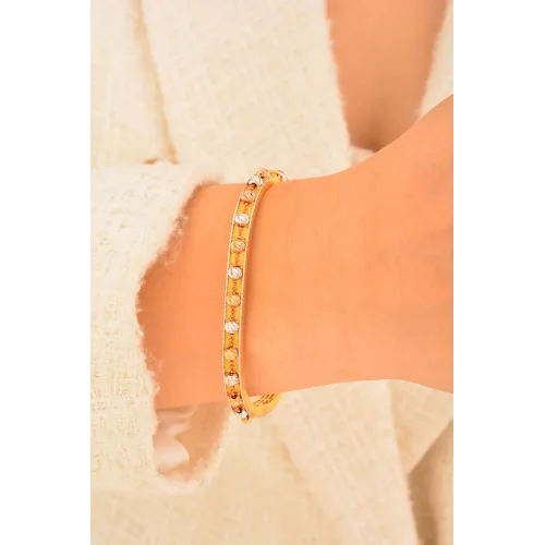 Cebeci 22 Ayar Dorikalı Altın Bilezik