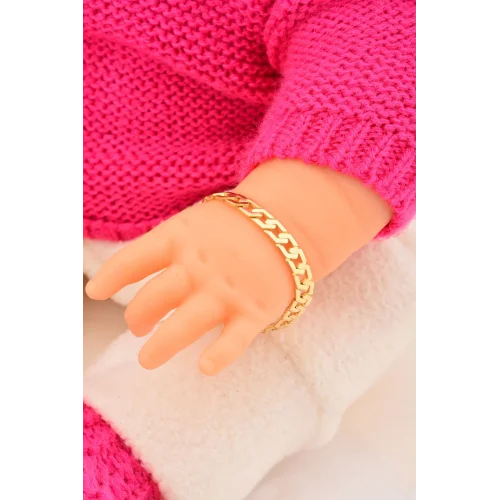 Cebeci 14 Ayar Çocuk Zincir Modelli Altın Bileklik