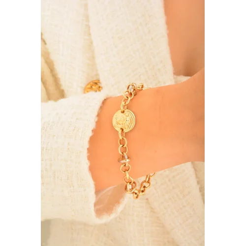 Cebeci 14 Ayar Altın Bileklik