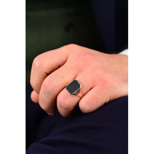 Cebeci 14 Ayar Altın Erkek Yüzük