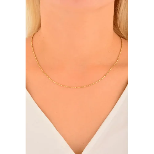 Cebeci 14 Ayar Altın Zincir Kolye