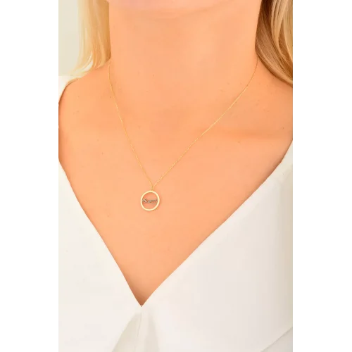 Cebeci 14 Ayar Atatürk İmzalı Altın Kolye