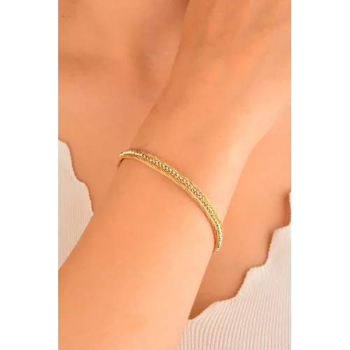 Cebeci 14 Ayar Dorikalı Altın Bileklik