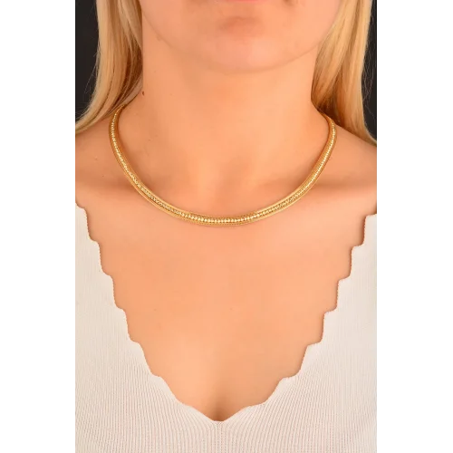 Cebeci 14 Ayar Dorikalı Altın Gerdanlık