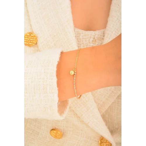 Cebeci 14 Ayar Dorikalı Toplu Altın Bileklik