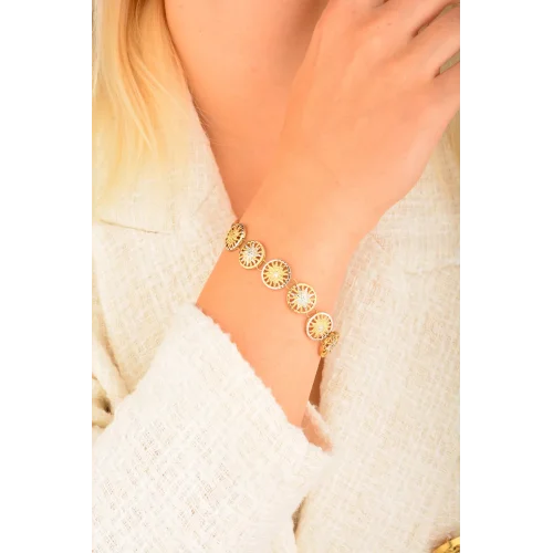 Cebeci 14 Ayar Güneş Altın Bileklik