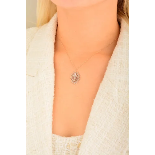 Cebeci 14 Ayar Rose Altın Kolye