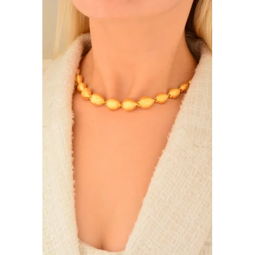 Cebeci 22 Ayar Damla Altın Gerdanlık