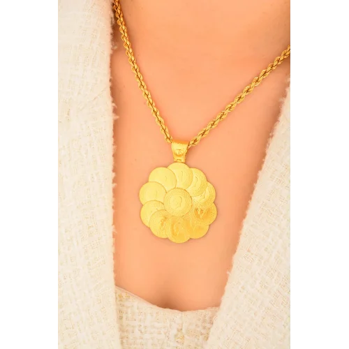 Cebeci 22 Ayar Çeyrek Altın Kolye Ucu