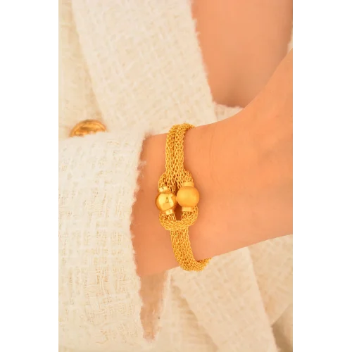 Cebeci 22 Ayar Toplu Düğüm Bileklik