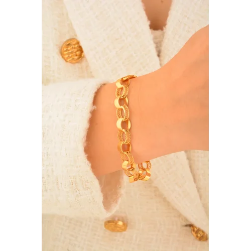 Cebeci 22 Ayar Zincir Altın Bileklik