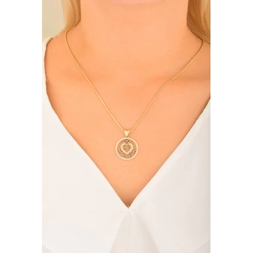 Cebeci 14 Ayar Kalpli Şans Kolye Ucu