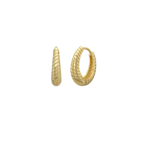 Cebeci 14 Ayar Kalemişli Altın Küpe