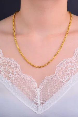 Cebeci 14 Ayar Altın Burgu Kolye