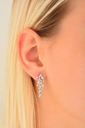 Cebeci 14 Ayar Tektaşlı Altın Küpe