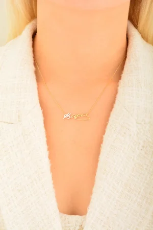 Cebeci 14 Ayar Atatürk İmzalı Altın Kolye