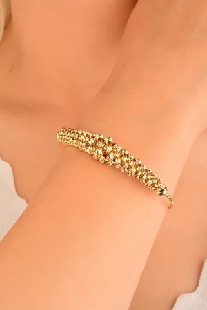 Cebeci 14 Ayar Dorika Altın Bileklik