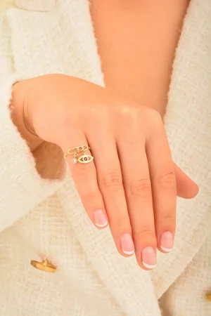 Cebeci 14 Ayar Göz Altın Yüzük