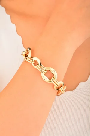 Cebeci 14 Ayar Halka Altın Bileklik