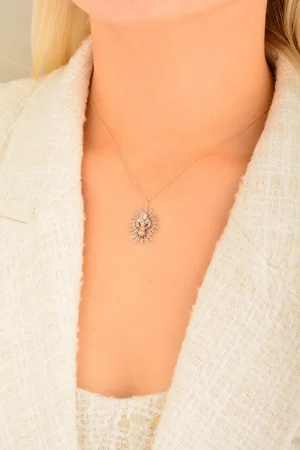 Cebeci 14 Ayar Rose Altın Kolye